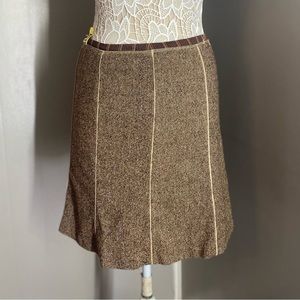 Piazza‎ Sempione Brown Skirt Size M